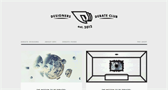 Desktop Screenshot of designersdebateclub.com